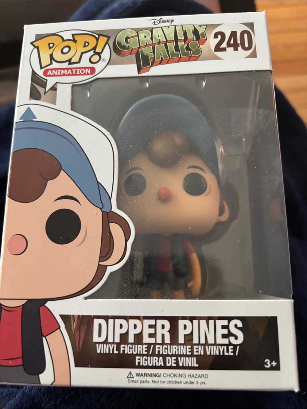 NIP  240 Funko Animation Gravity Falls Dipper Pines Vinyl Figure - Blue/Red